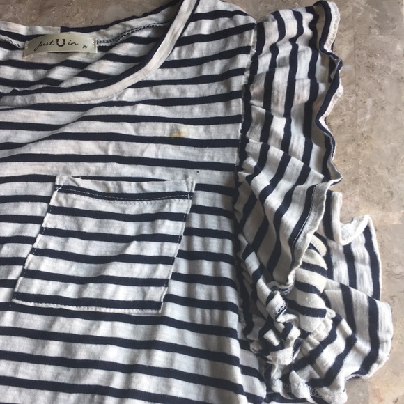 Cute summer striped crop top - Picture 2 of 2